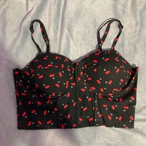 Cherry crop top